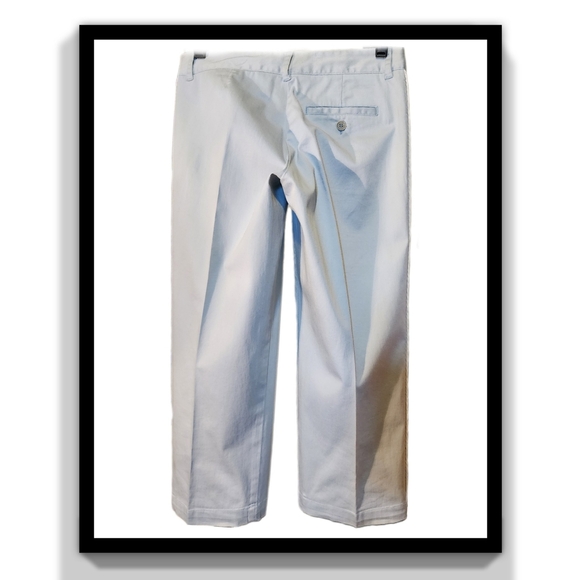 BCBGMaxAzria Side Piping Stripe Cotton Capri Pants - Picture 2 of 16